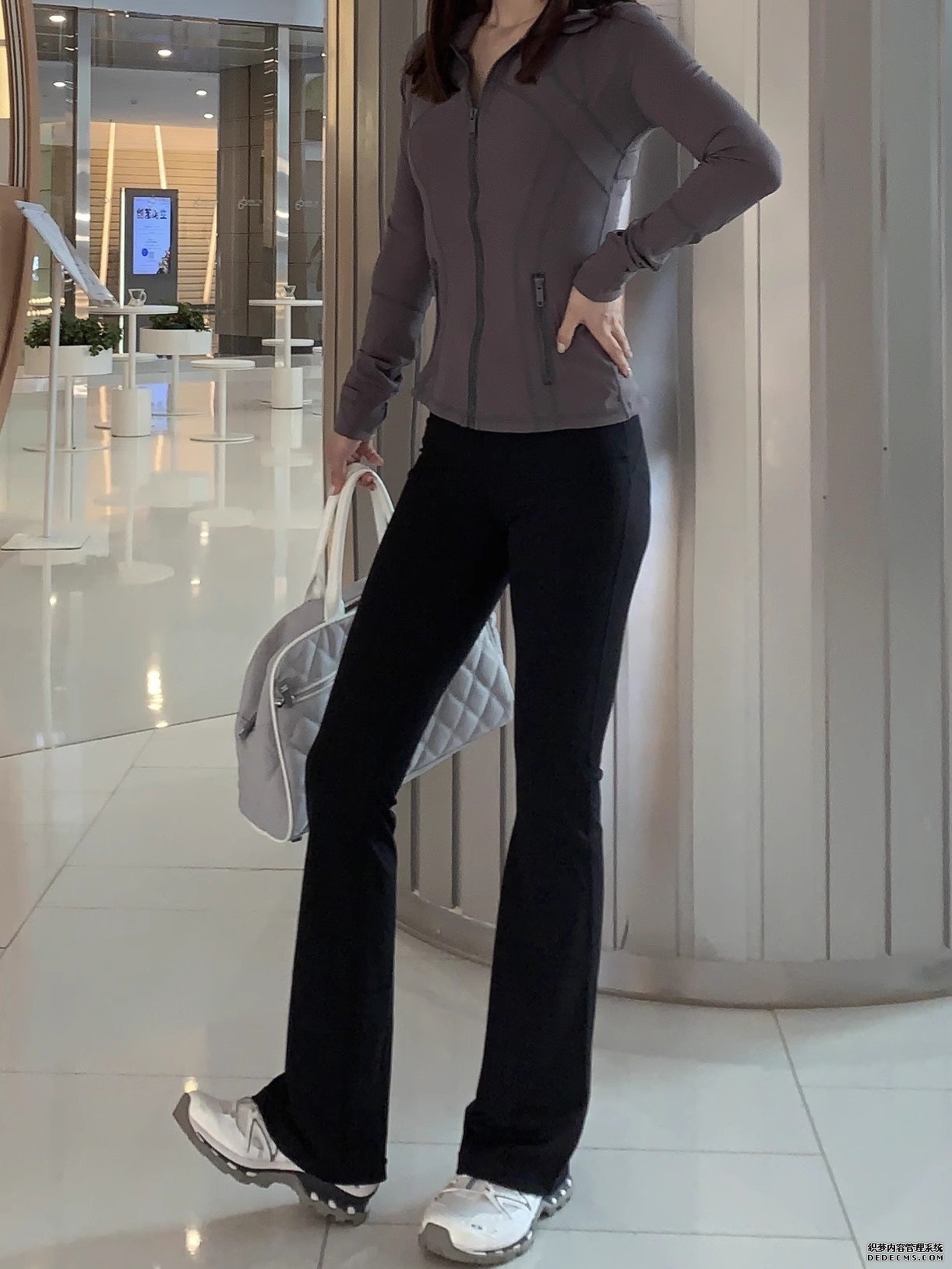 瑜伽裤女喇叭裤高弹裸喇